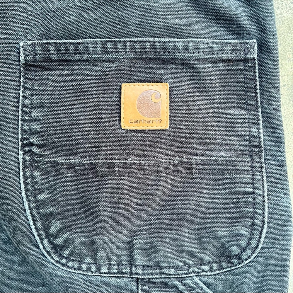 Carhartt Black Duck Canvas Carpenter Pants 32 - image 8
